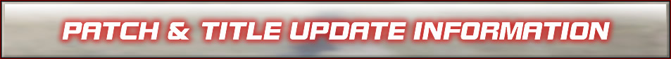Patch & Title Update Information