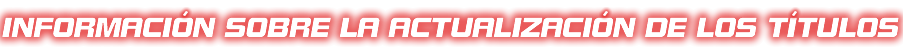 Patch & Title Update Information