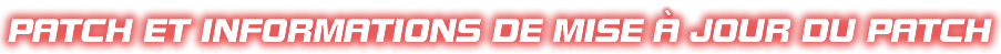 Patch & Title Update Information