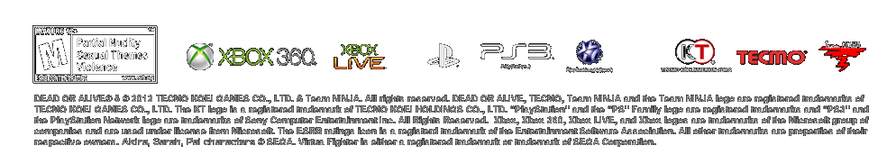 © 2012 TECMO KOEI GAMES CO., LTD. All Rights Reserved.