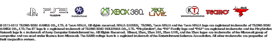 © 2012 TECMO KOEI GAMES CO., LTD. All Rights Reserved.